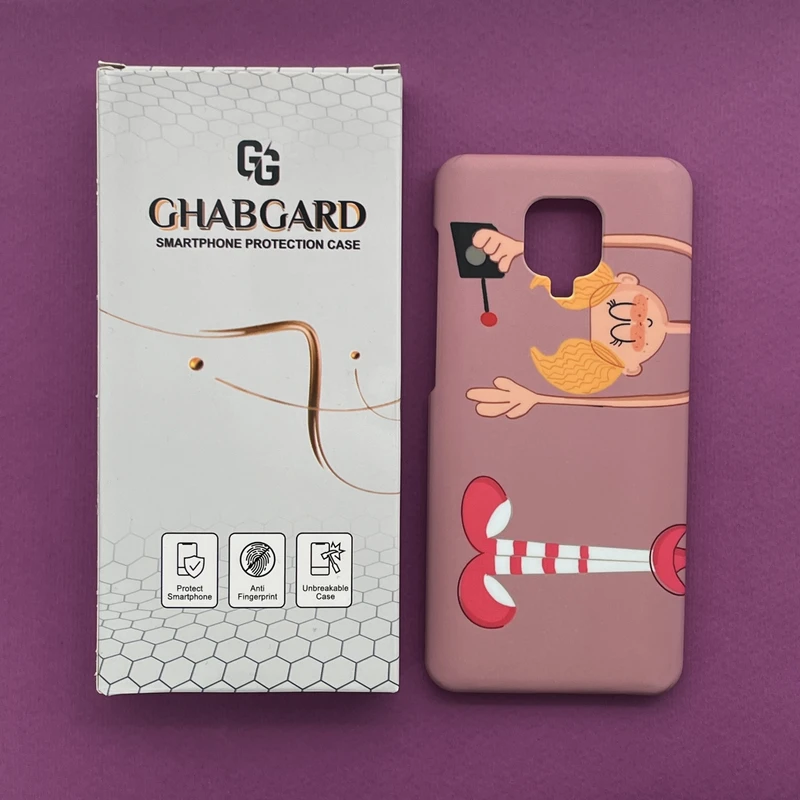 کاور قاب گارد مدل دخترانه مناسب برای گوشی موبایل شیائومی Redmi Note 9S / Redmi Note 9 Pro