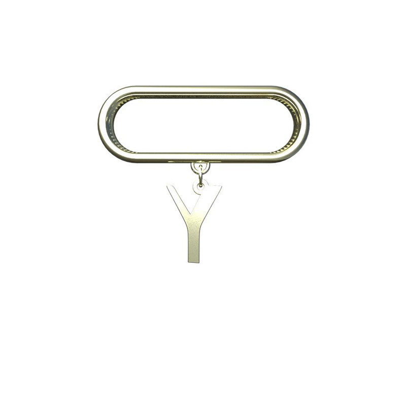 آویز ساعت طلا 18 عیار زنانه مدوپد مدل حرف Y کد SL1-1559