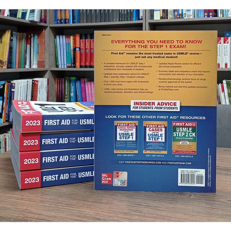 کتاب First Aid for the USMLE Step 1 2023 اثر TAO LE انتشارات مک گرا هیل کتاب First Aid for the USMLE Step 1 2023 اثر TAO LE انتشارات مک گرا هیل