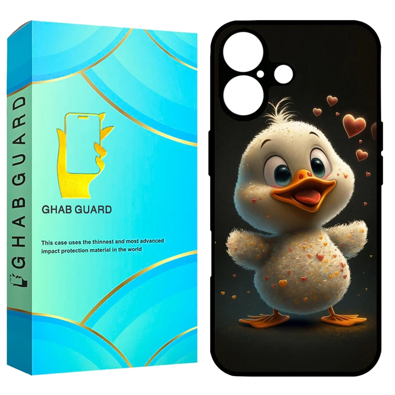 کاور قاب گارد طرح جوجه اردک مدل GCHP16 مناسب برای گوشی موبایل اپل iPhone 16