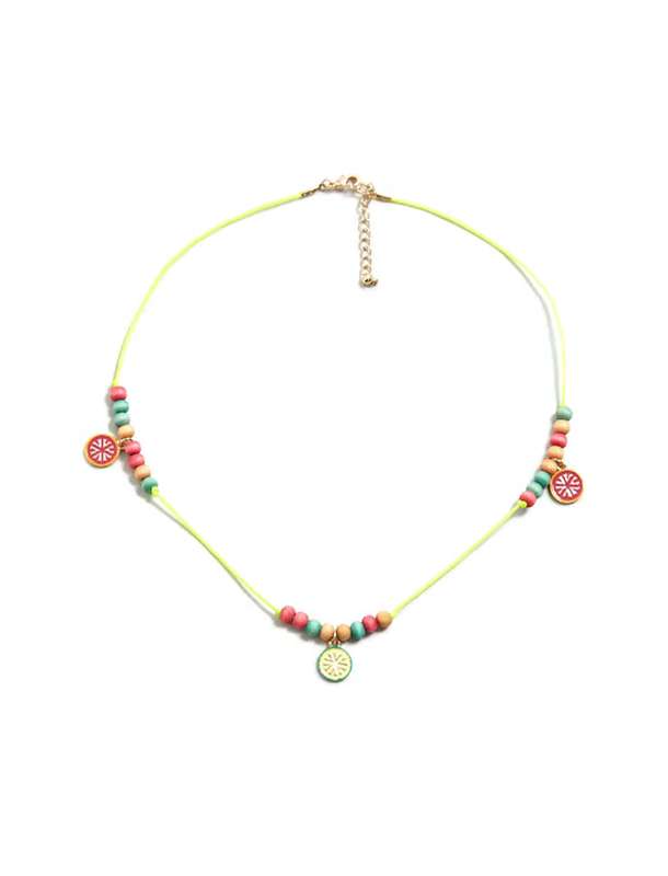 گردنبند دست ساز دخترانه - مانگو تک سایز گردنبند دست ساز دخترانه - مانگو تک سایز
