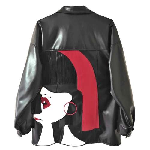 کت چرم زنانه مدل دختر