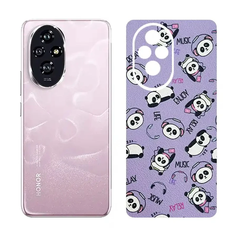 برچسب پوششی گلس طرح پاندا مناسب برای گوشی موبایل آنر 200