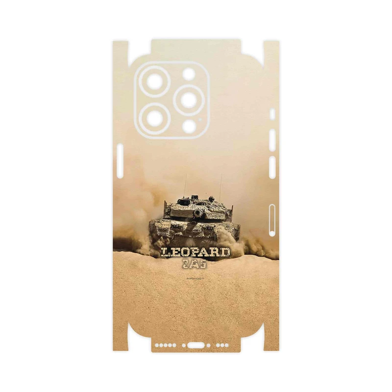 برچسب پوششی ماهوت مدل Leopard_2A5_tank-FullSkin مناسب برای گوشی موبایل اپل iPhone 14 Pro