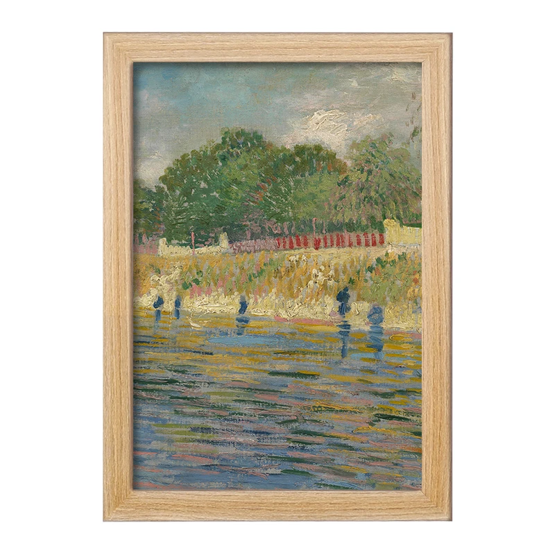 تابلو خندالو مدل بانک سن ونسان ونگوگ (Van Gogh) کد 36803