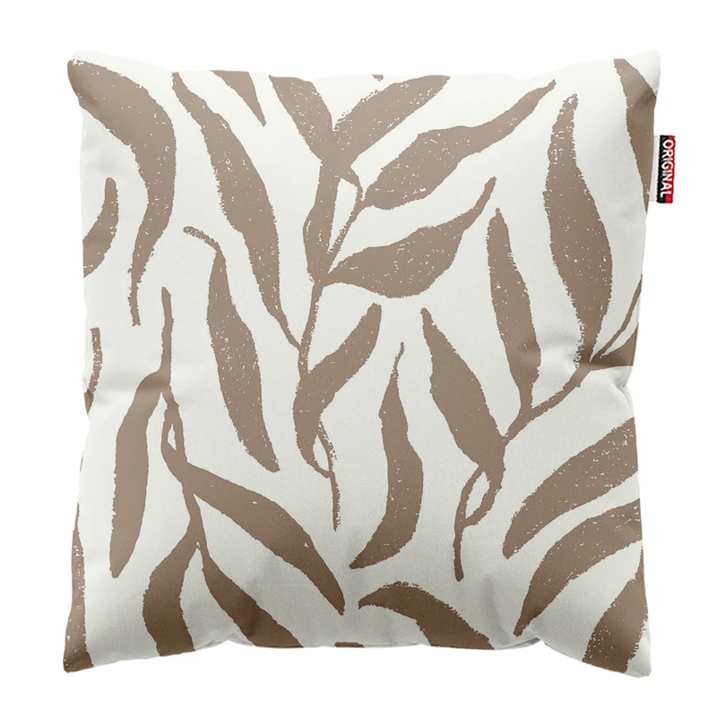 کوسن پاد آفرین مدل مینیمال طرح برگ کد PK402892 سایز 40*40 سانتی متر