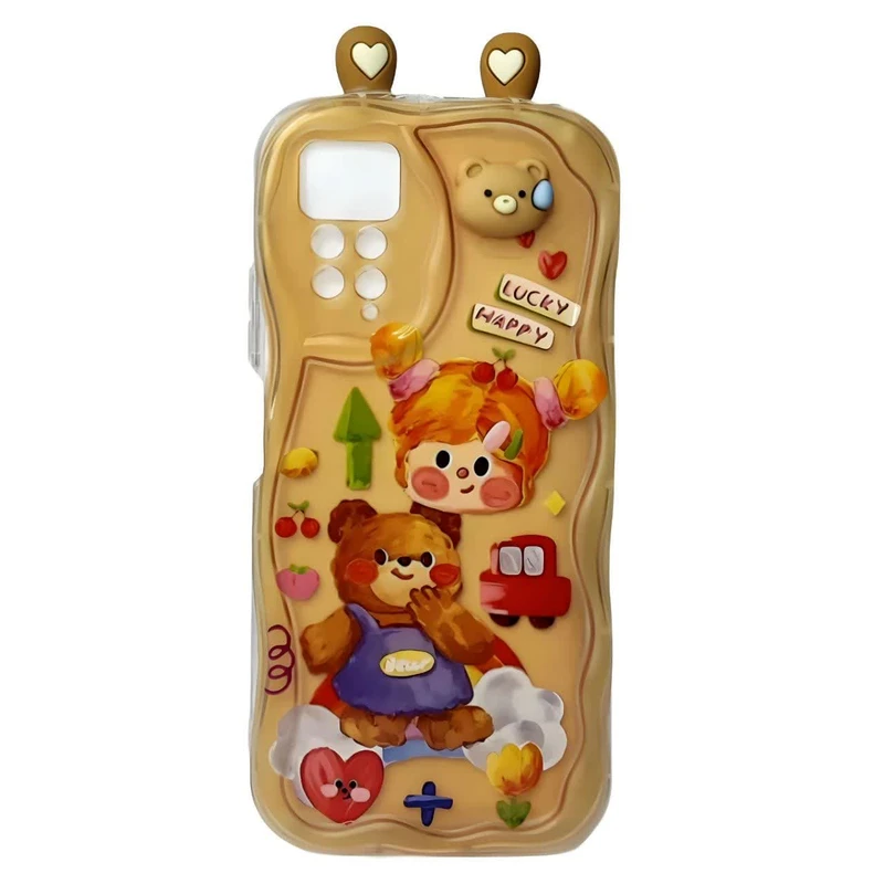 کاور قاب آوش طرح عروسکی مدل 424aa مناسب برای گوشی موبایل شیائومی REDMI NOTE 12S