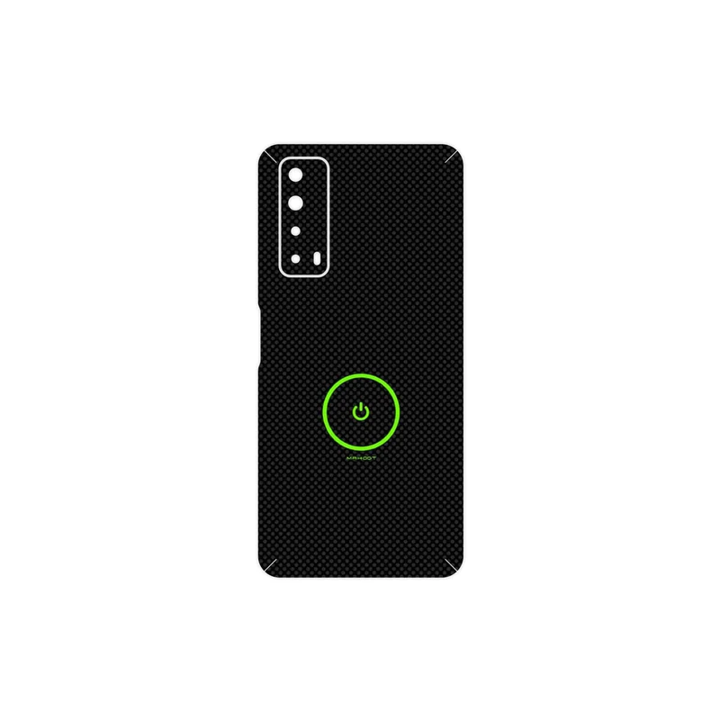 برچسب پوششی ماهوت مدل Minimal Power Button مناسب برای گوشی موبایل هوآوی Y7a