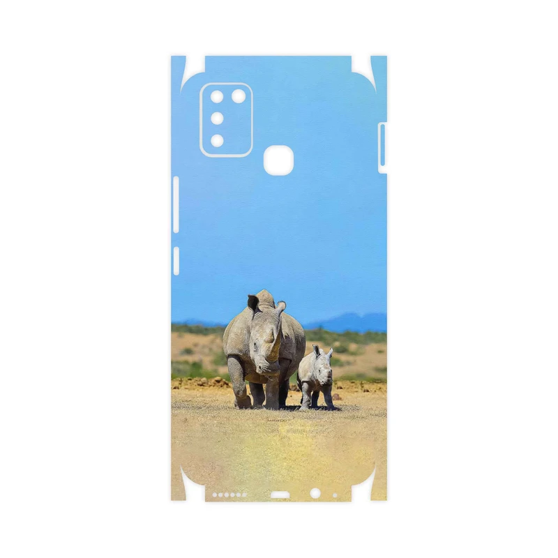 برچسب پوششی ماهوت مدل Rhino-FullSkin مناسب برای گوشی موبایل اینفینیکس Smart 6 X657B