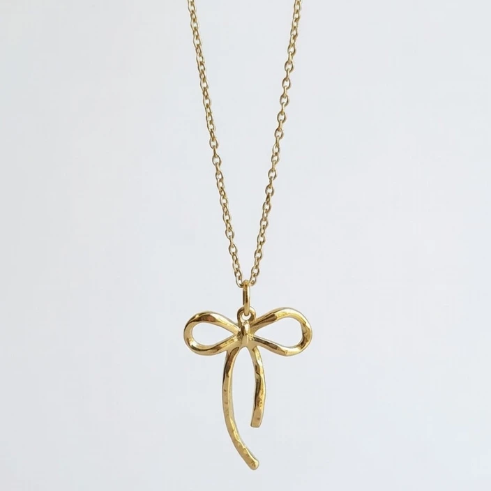 گردنبند زنانه مدل پاپیونی ۱۰۰۱