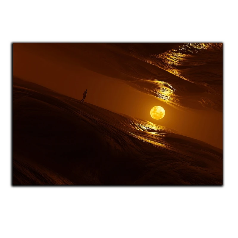 تابلو شاسی بکلیت طرح دریا و غروب افتاب مدل SH-S5520