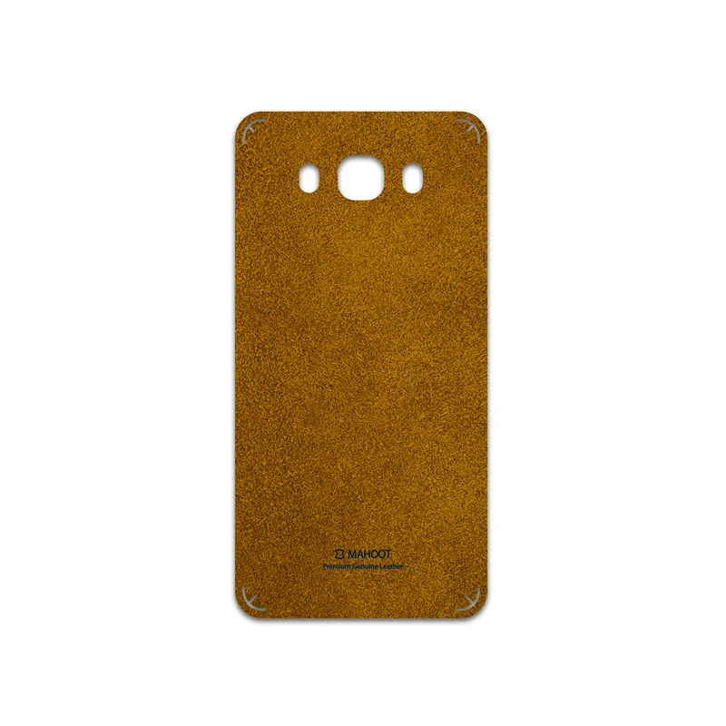 برچسب پوششی ماهوت مدل Brown-Chamois-Leather مناسب برای گوشی موبایل سامسونگ Galaxy J7 2016
