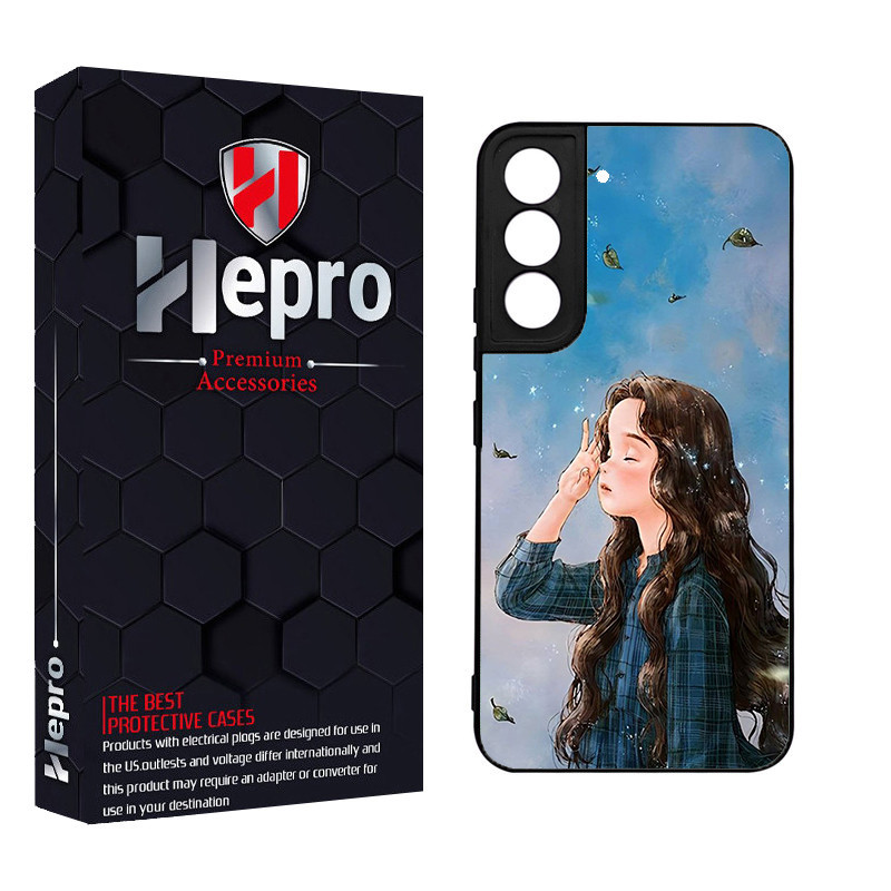 کاور هپرو طرح دخترانه کد TPU-037 مناسب برای گوشی موبایل سامسونگ Galaxy S22 PLUS