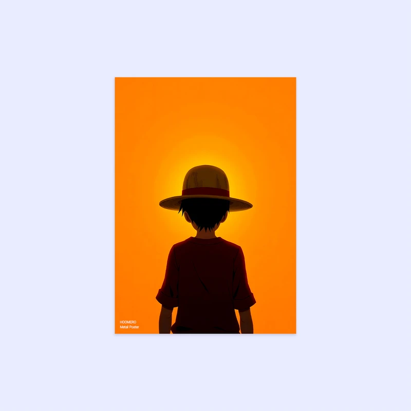 پوستر هومرو مدل فلزی طرح انیمه وان پیس کد PS1381