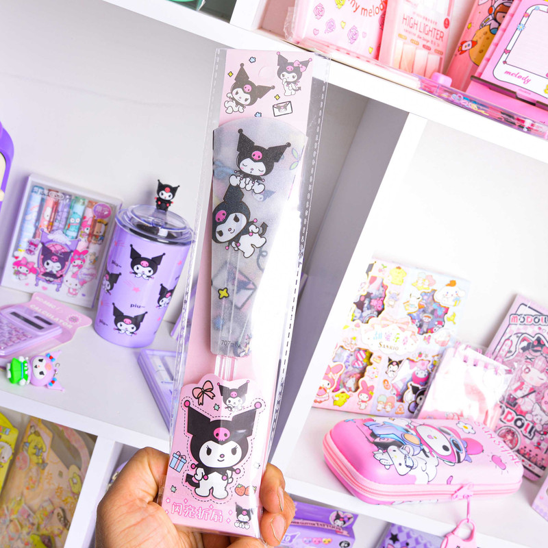 بادبزن مدل دستی طرح کرومی و گروه سانریو