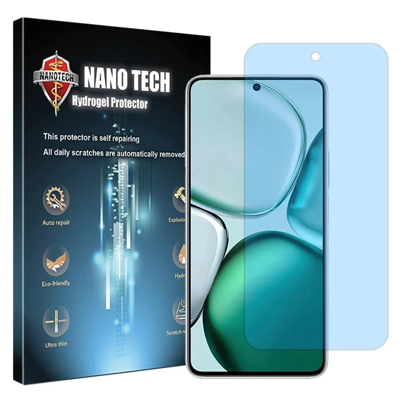 محافظ صفحه نمایش مات آنتی بلو نانوتک مدل هیدروژلی مناسب برای گوشی موبایل آنر X9c Smart
