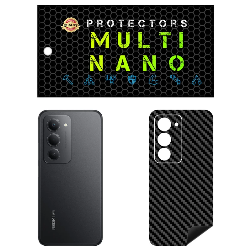 برچسب پوششی مولتی نانو طرح کربن مدل X-F1C مناسب برای گوشی موبایل شیائومی Redmi 15