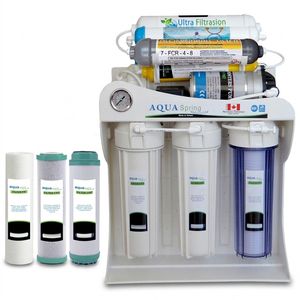 دستگاه تصفیه کننده آب آکوآ اسپرینگ مدل RO-SF5660 به همراه فیلتر تصفیه آب مجموعه 3 عددی