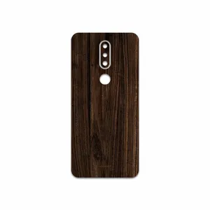 MAHOOT Dark Walnut Wood Cover Sticker for Nokia 7.1