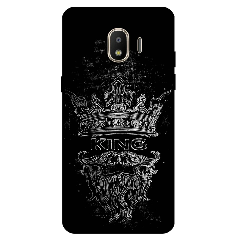 کاور مگافون طرح پادشاه مدل 1896 مناسب برای گوشی موبایل سامسونگ Galaxy J4 2018          