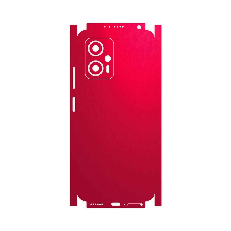 برچسب پوششی ماهوت مدل Matte-Warm-Red-FullSkin مناسب برای گوشی موبایل شیائومی Poco X4 GT