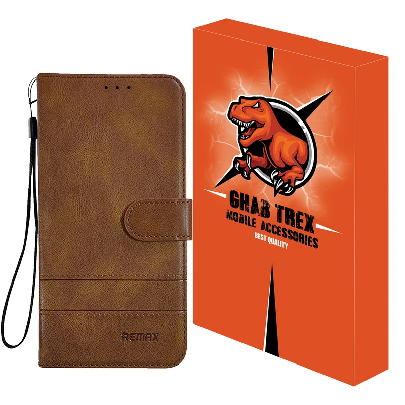 کیف کلاسوری قاب تی رکس مدل CCOLOR مناسب برای گوشی موبایل شیائومی Redmi Note 13 4G به همراه بند