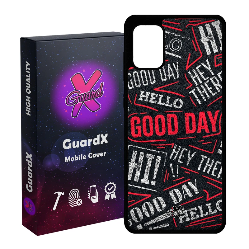 کاور گارد ایکس طرح Text مدل Glass10279 مناسب برای گوشی موبایل سامسونگ Galaxy A31