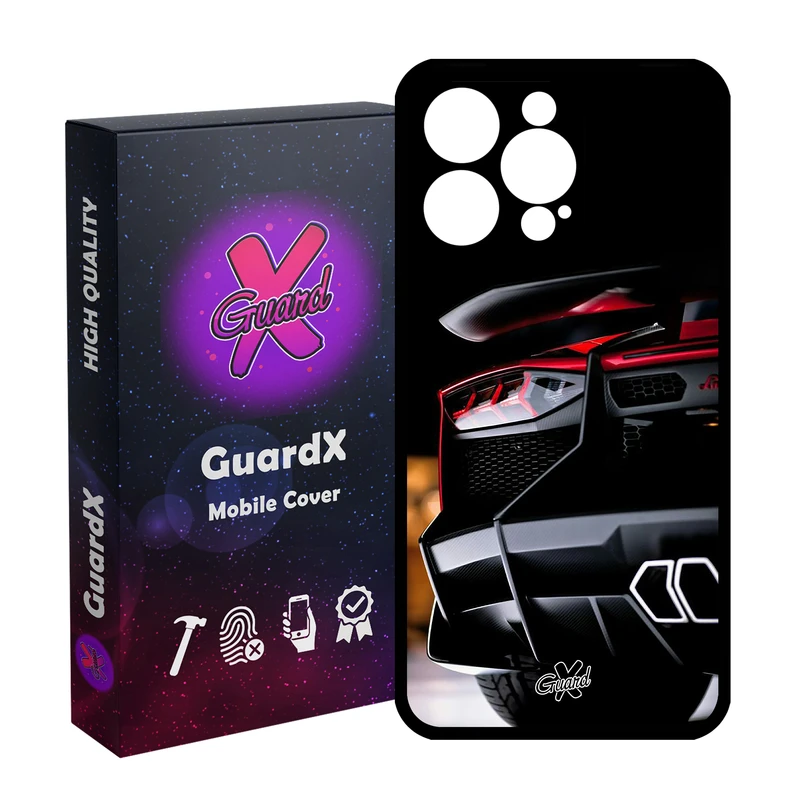 کاور گارد ایکس طرح Lamborghini مدل Glass10336 مناسب برای گوشی موبایل اپل iPhone 15 Pro Max