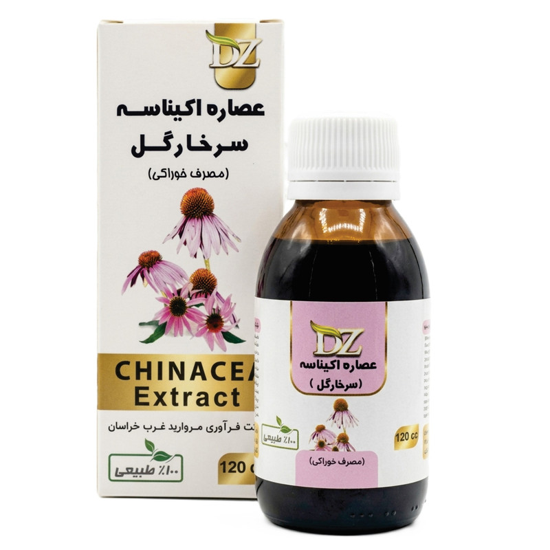 عصاره خوراکی سرخارگل  اکیناسه دکتر زرقانی - 120 میلی لیتر