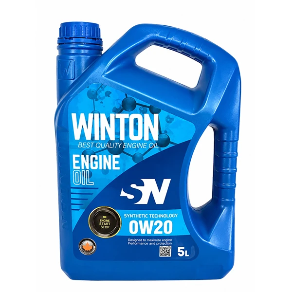 روغن موتور خودرو بنزینی وینتون مدل 0W20 SN-5L SN 0W-20 حجم 5 لیتر