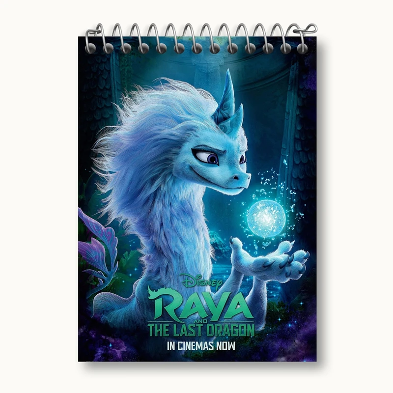دفتر یادداشت 50 برگ خندالو مدل رایا و آخرین اژدها Raya and the Last Dragon کد 4780