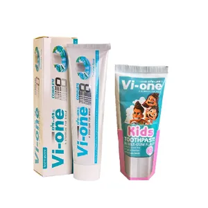 خمیر دندان وی وان مدل Complete 8 حجم 90 میلی لیتر همراه خمیر دندان کودک وی وان مدل ضدپوسیدگی حجم 60 میلی لیتر 