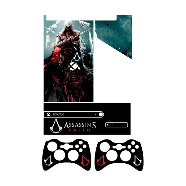  برچسب ایکس باکس 360 سوپر اسلیم طرح Assassins Creed کد 7 مجموعه 4 عددی