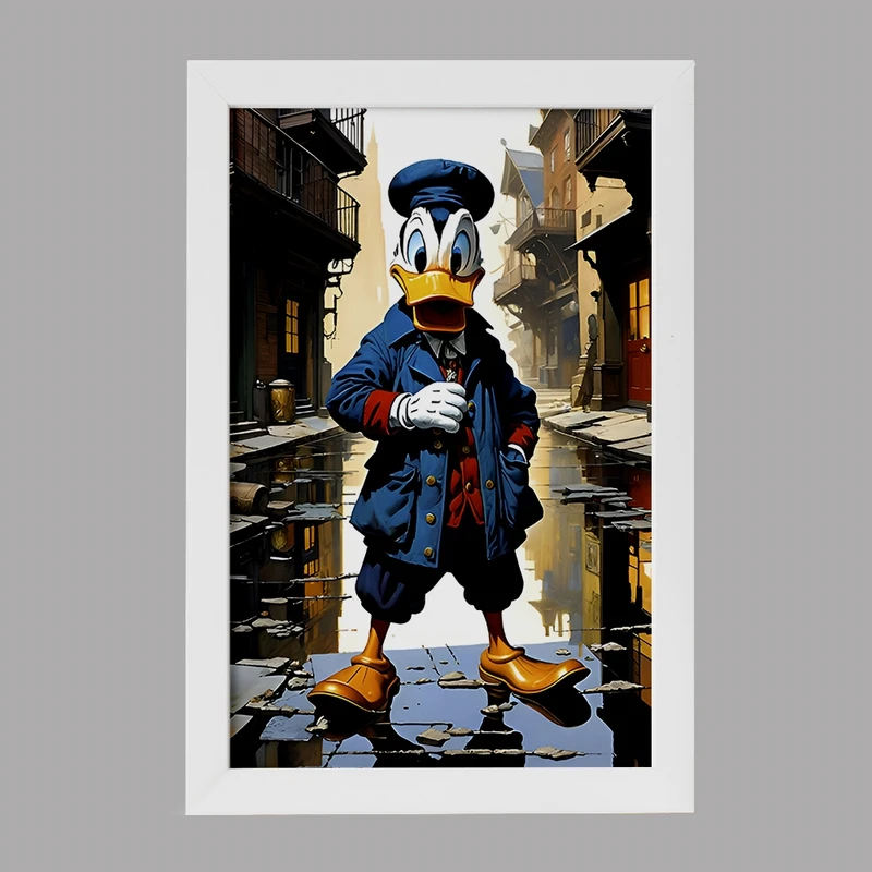 تابلو خندالو مدل دانلد داک (Donald Duck) کد F8486