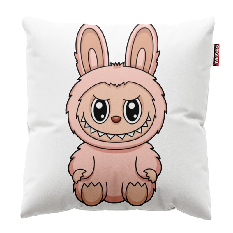 کوسن پاد آفرین طرح لبوبو کد 62 سایز 30* 30 سانتی متر