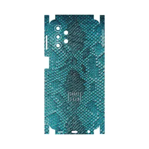 MAHOOT Blue Snake Skin-FullSkin Cover Sticker for Samsung Galaxy A32 5G