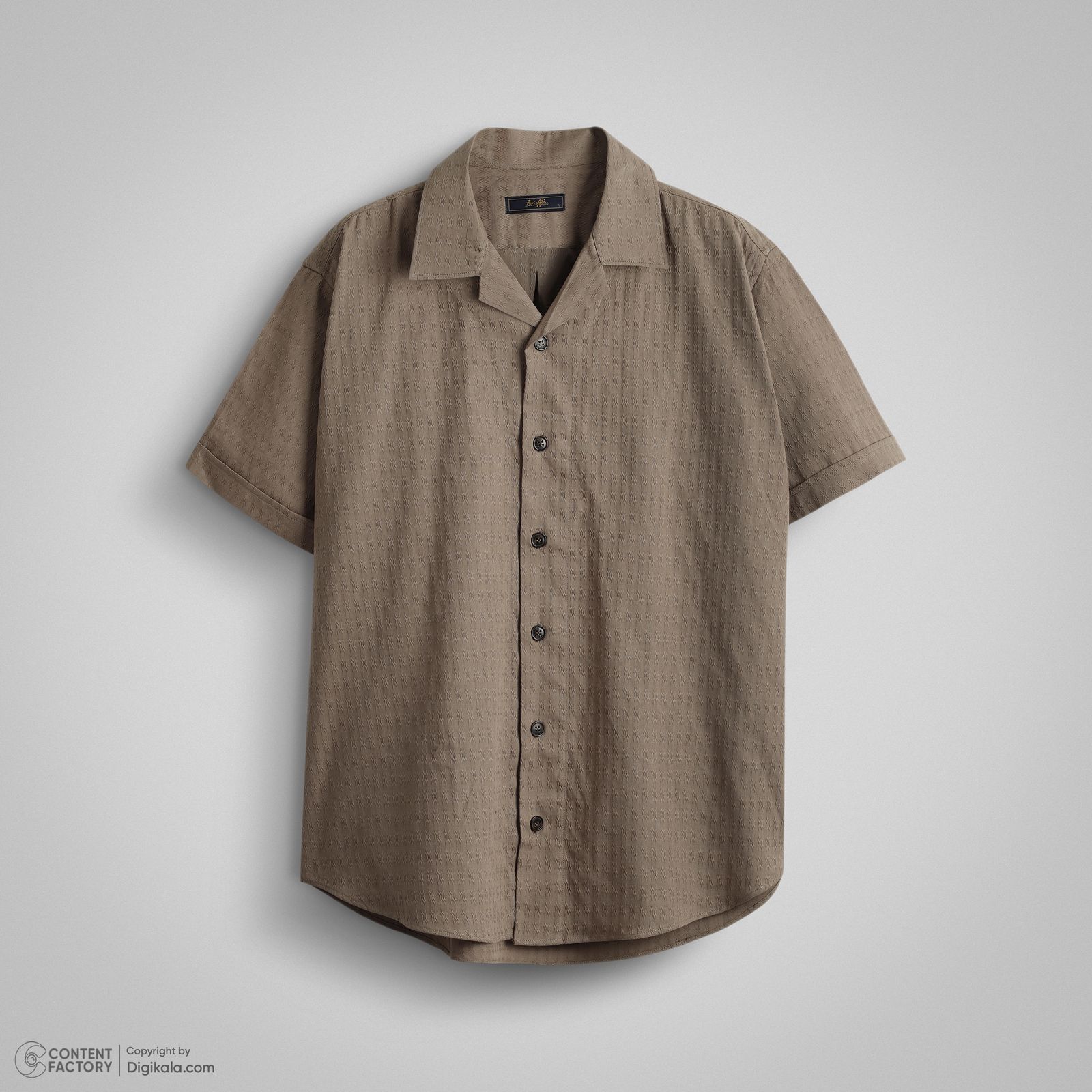 پیراهن آستین کوتاه یقه برگردان مردانه فریولی مدل 111211602 - - 4