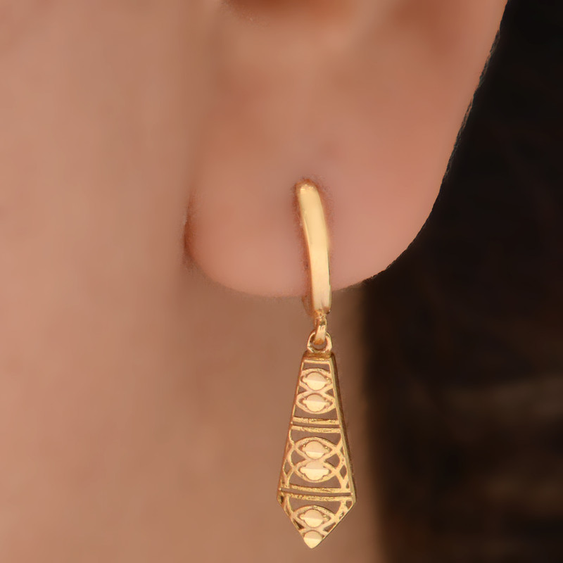 ست طلا 18 عیار زنانه طلای مستجابی مدل شمایل کد 802