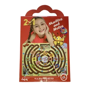 بازی فکری جورجورک مدل تیله و چله و مار و پله