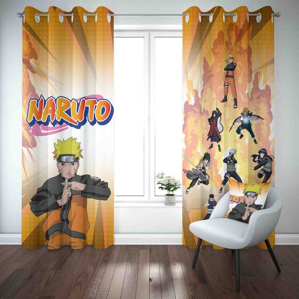 پرده شمسه نگار مدل CK688 Naruto سایز 140×250 سانتی متر پرده شمسه نگار مدل CK688 Naruto سایز 140×250 سانتی متر