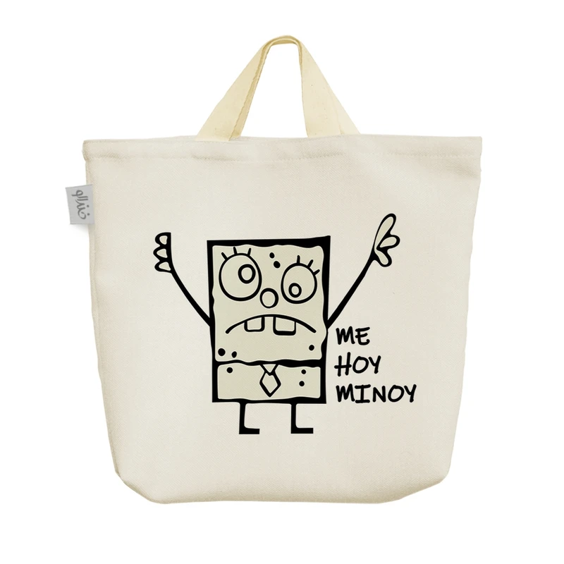 ساک خرید خندالو مدل باب اسفنجی کد H1385