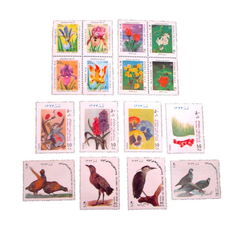 تمبر یادگاری مدل نوروز مدل IR2808 مجموعه 16 عددی