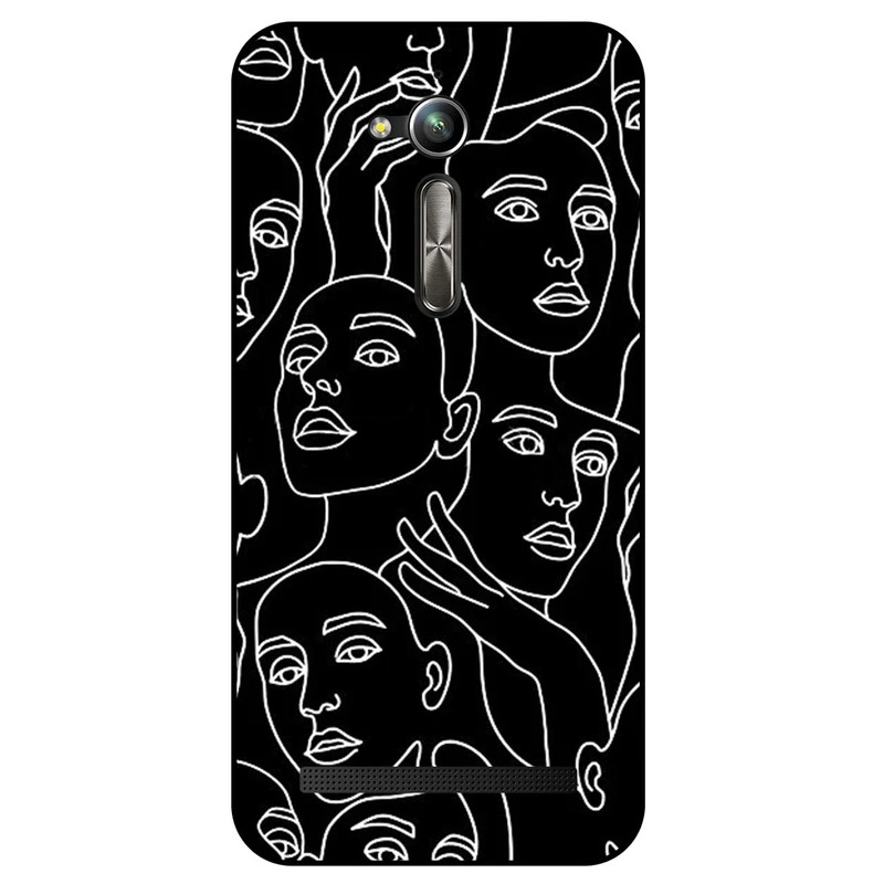 کاور مگافون طرح دخترانه مدل 7762 مناسب برای گوشی موبایل ایسوس Zenfone Go / ZB500KL   