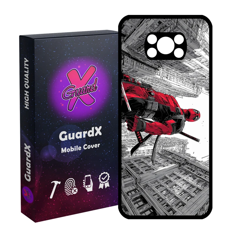 کاور گارد ایکس طرح Deadpool مدل 11081 مناسب برای گوشی موبایل شیائومی Poco X3 NFC/Poco X3/Poco X3 Pro