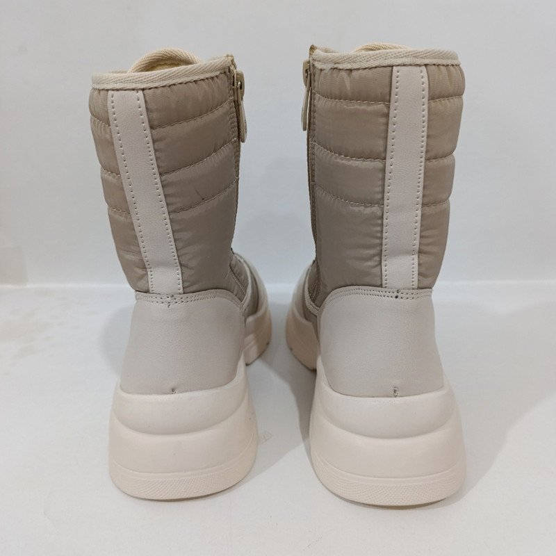 نیم بوت زنانه مدل کاپشنی شمعی ساده