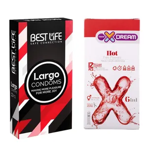 کاندوم بست لایف مدل Largo بسته 12 عددی به همراه کاندوم ایکس دریم مدل Hot بسته 12 عددی