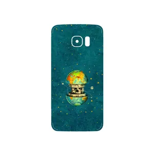 MAHOOT Collage of Earth Face Cover Sticker for Samsung Galaxy S7 Edge