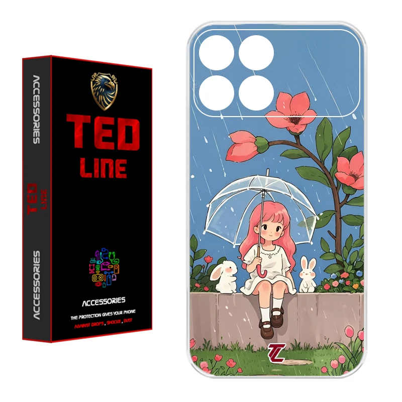 کاور تدلاین طرح دخترانه کد 1216 مناسب برای گوشی موبایل شیائومی Poco X6 Pro