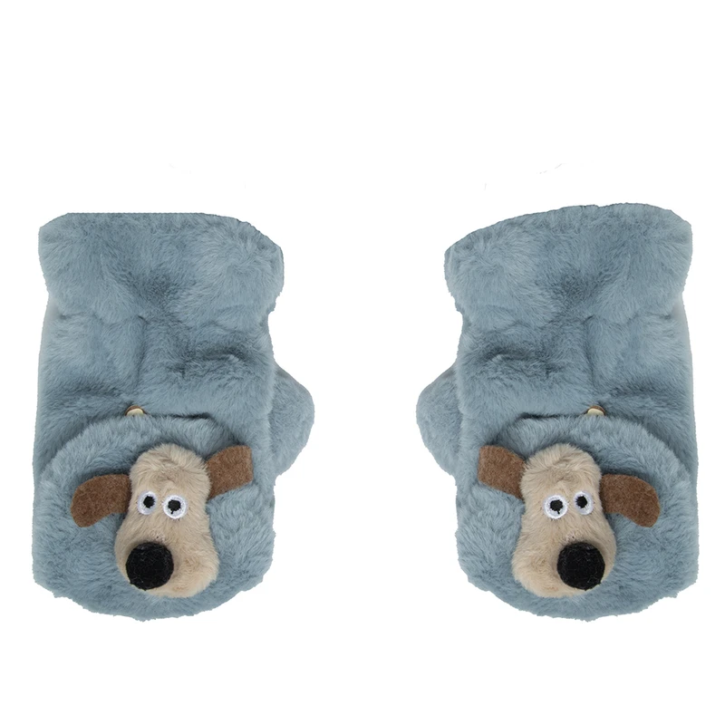 دستکش دخترانه مدل پولیشی طرح سگ نگهبان بیتزر کد 9150025