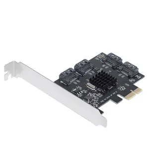 کارت تبدیل PCI-e 1x به چهار پورت SATA مدل  روهس EM2-2089